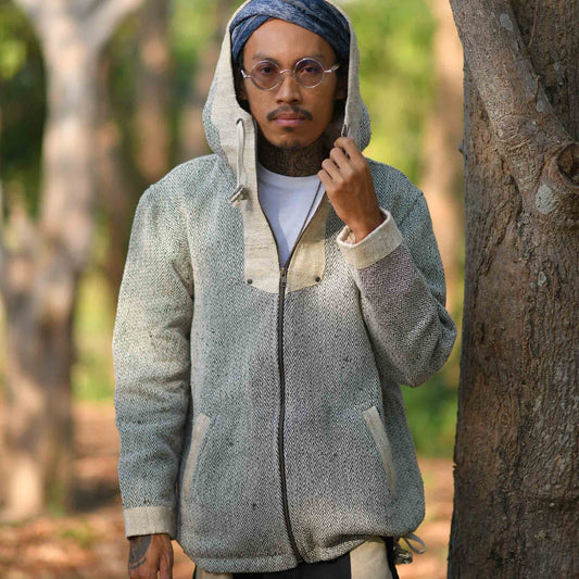 Hanfjacke Highland Grau