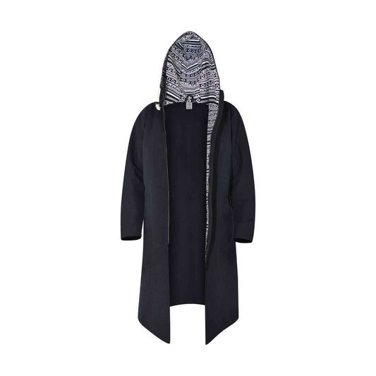 Ethno Mantel Bukarest Schwarz