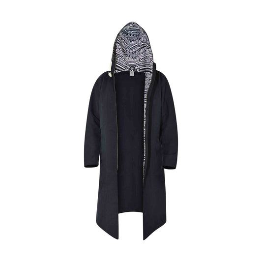 Ethno Mantel Bukarest Schwarz