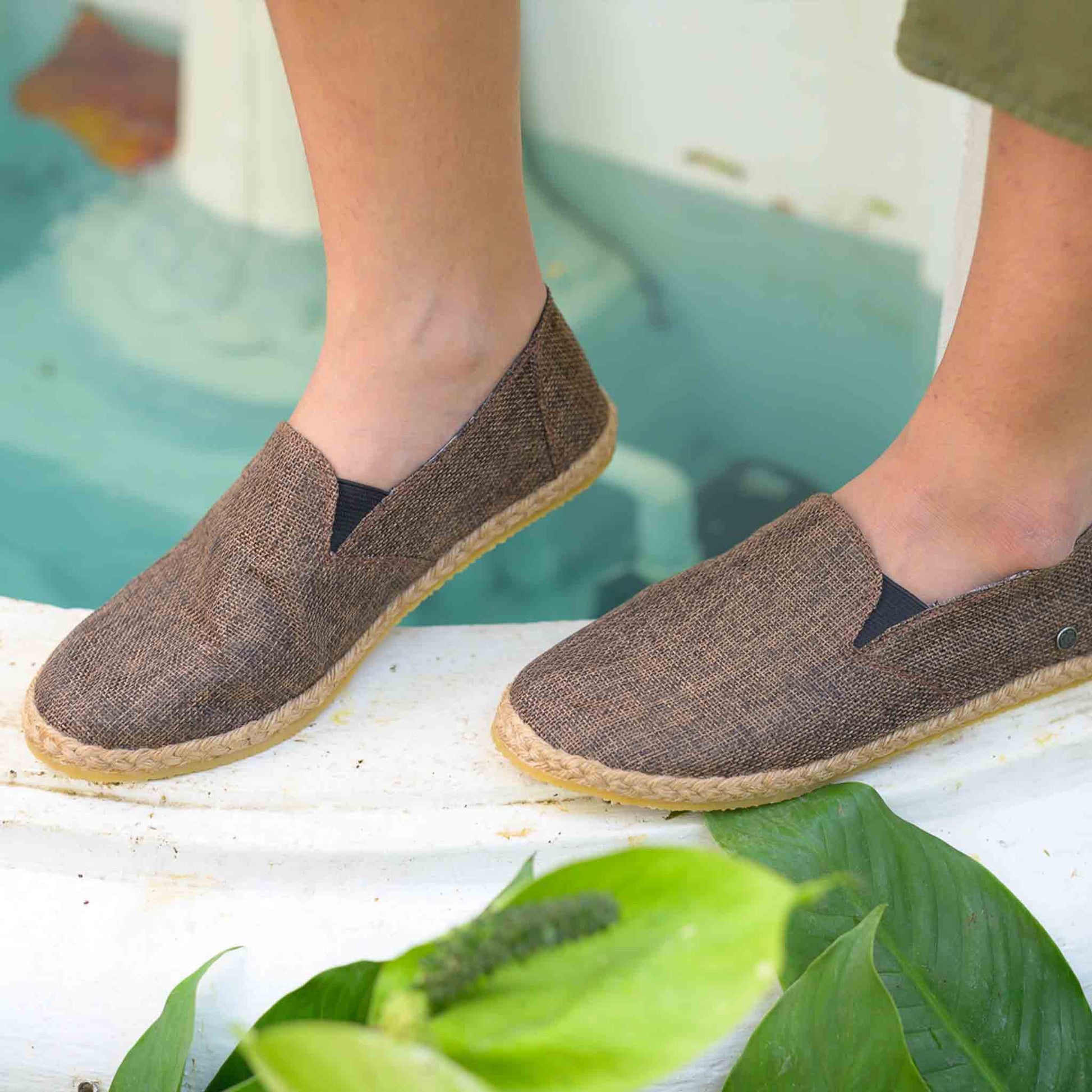 Boho Jute Schuhe Leichtfüßig Braun